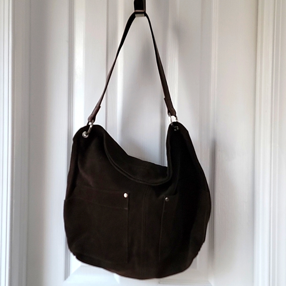 Owen Barry Suede Shoulder Bag Like new